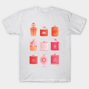 flasks pink T-Shirt